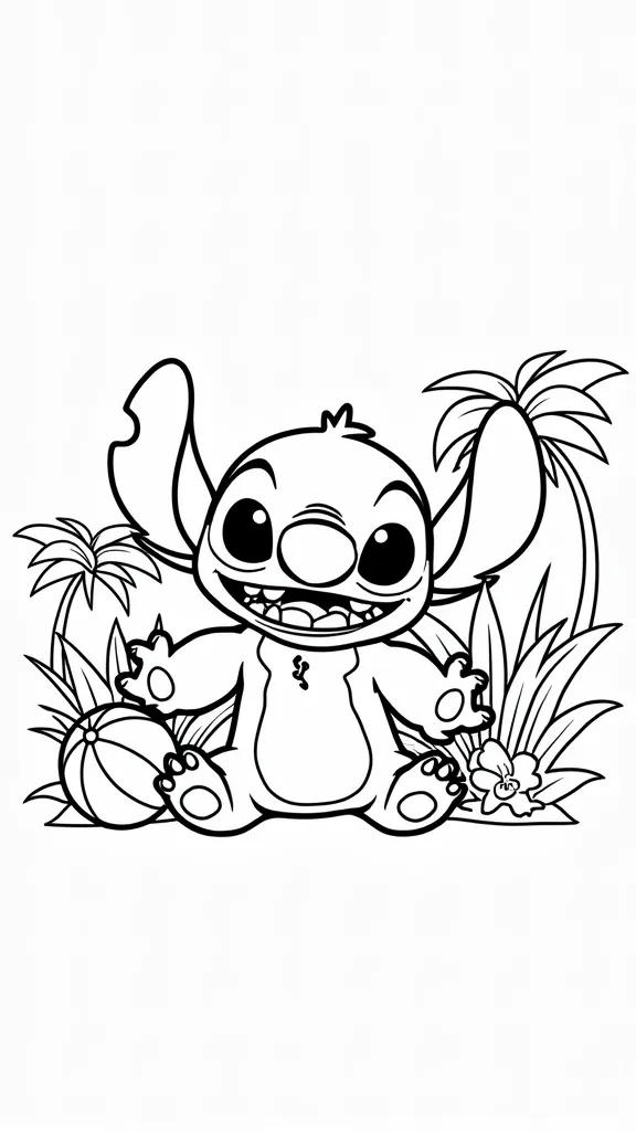 cute coloring pages stitch